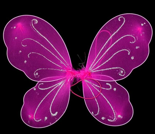 

kids girl princess fairy butterfly wings halloween fancy dress costume gb450