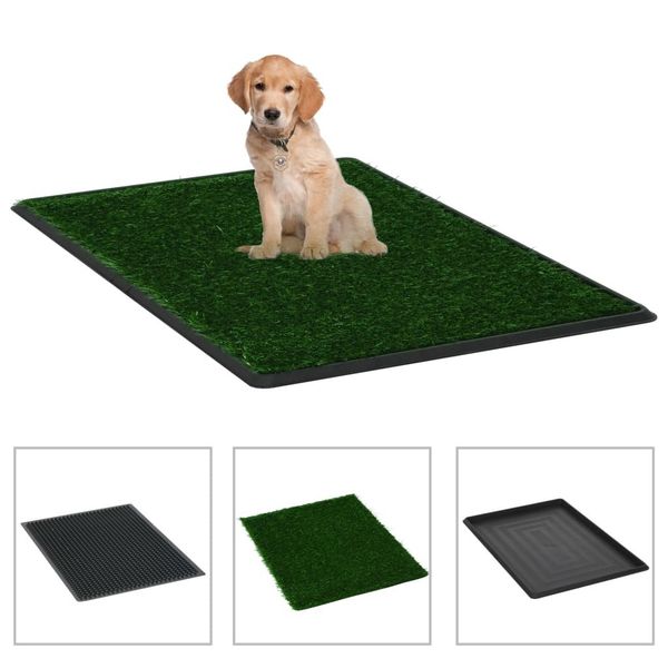 

pet туалеты 2 шт. лоток искусственная трава зеленая 76x51x3cm туалет