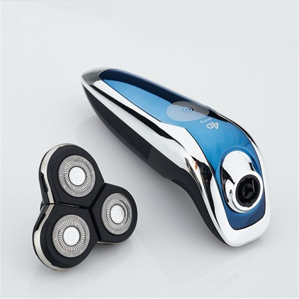 

waterproof men rechargeable three heads floating head 3 50 minutes 5 hours 3w led electric 100-240v shaver