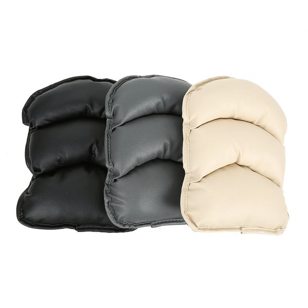 

3 colors universal car seat cover soft leather auto center armrest console box armrest seat protective pad mat car arm rest