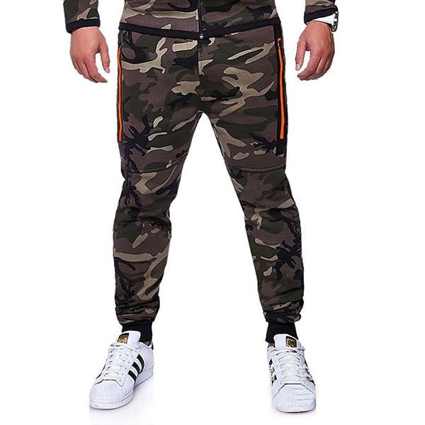 

new strong mens casual camo pants cotton chino jogger pants man fitted trace twill male camouflage slim fit trousers 3xl, Black