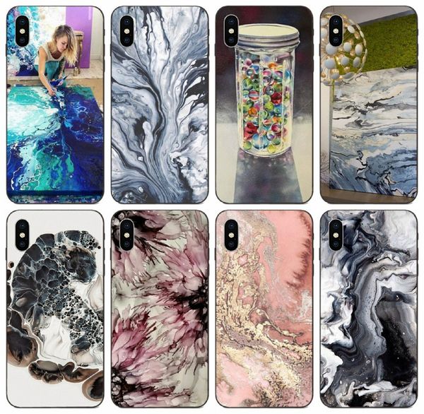 

tongtrade] marble painting case for iphone 11 pro x xs max 8 7 6s 5 samsung j5 j7 prime pro huawei y3ii y5ii y6ii xiaomi 8 se soft tpu case