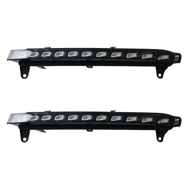 

led drl для q7 2007 2008 2009 противотуманная фара дневной ходовой свет с поворотником