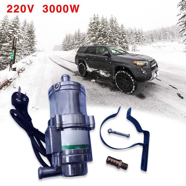 

car preheater heater 220v 3000w winter metal dry burning resistant heater antie water car accessorizes