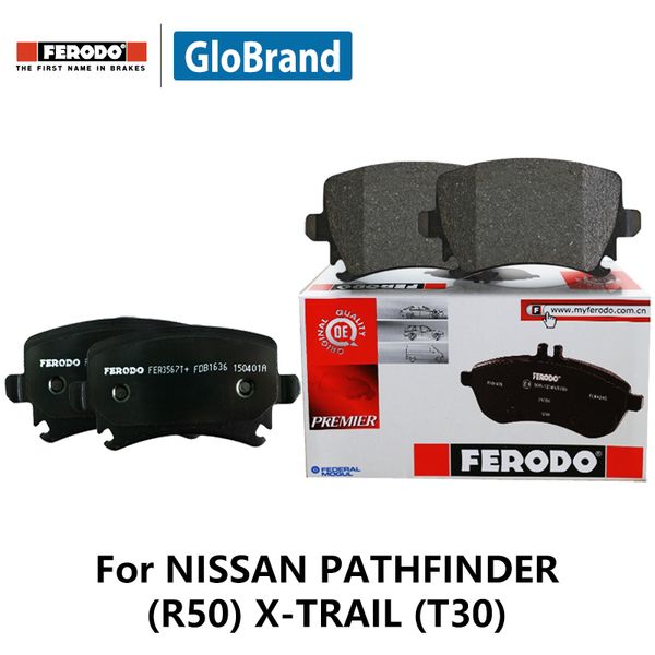 

4pieces/set ferodo front car brake pads for pathfinder (r50) x-trail (t30) fdb1263