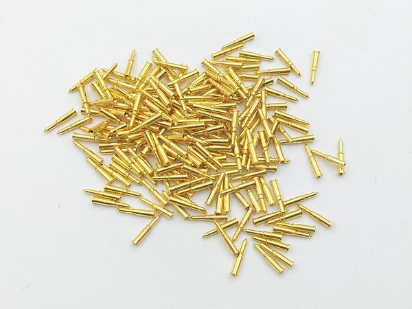 200PCS MESSING BNC Stecker RG58 Pin für BNC RG58 Coax Koaxial Adapter STECKER