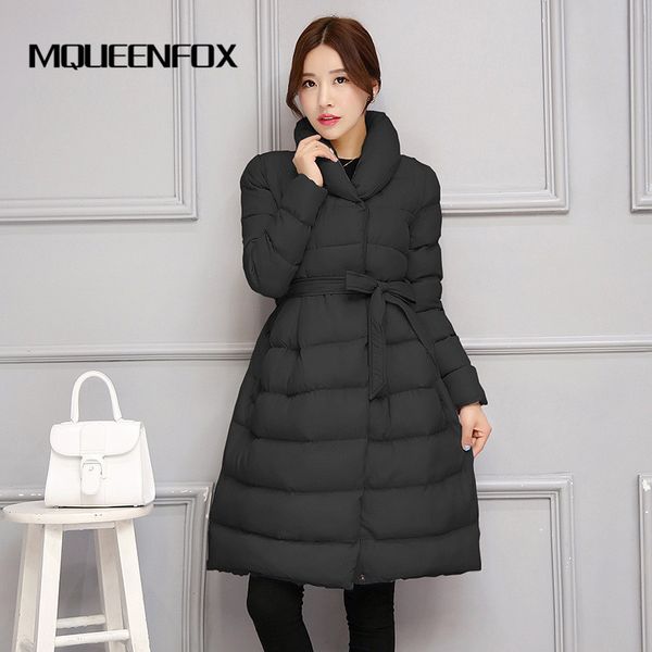 

winter jacket 2019 new women long section parka outwear warm thick cotton padded jacket coat female casual plue size winter coat, Tan;black