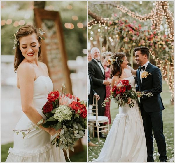 

2020 modest simple plus size sweetheart sleeveless mermaid wedding dresses satin ruffles wedding gowns sweep train robe de mariÃ©e, White