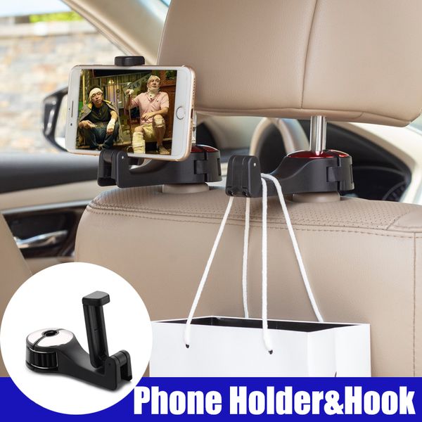 

car phone holder hook multi-function 15kg weight creative universal cell phone grip holder for iphone huawei mi oppo vivo