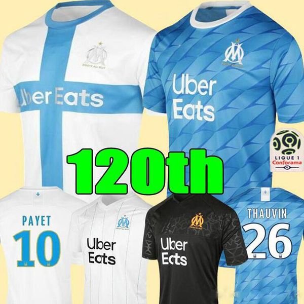 

marseille 120th anniversary influence jersey maillot om soccer jersey 2020 olympique de marseille 19 20 maillot de foot, Black;yellow