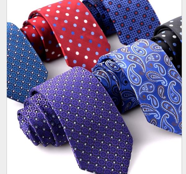 

men's business tie 7c cm high density spotted stripe tie, Blue;purple