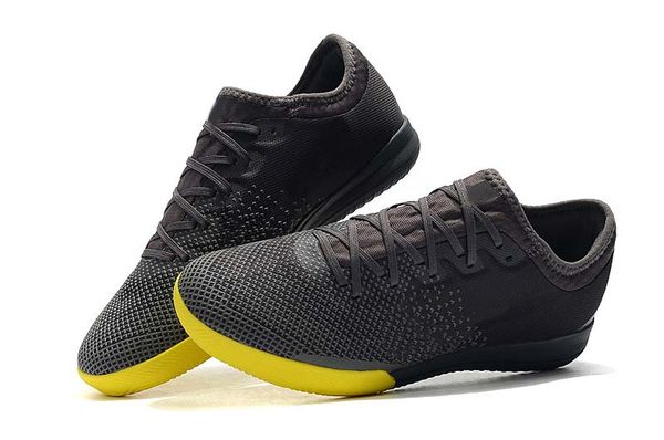 

boutique men knitted soccer shoes mercurial superflyx 6 elite ic / tf soccer shoes indoor / outdoor silver yellow low help football shoes
