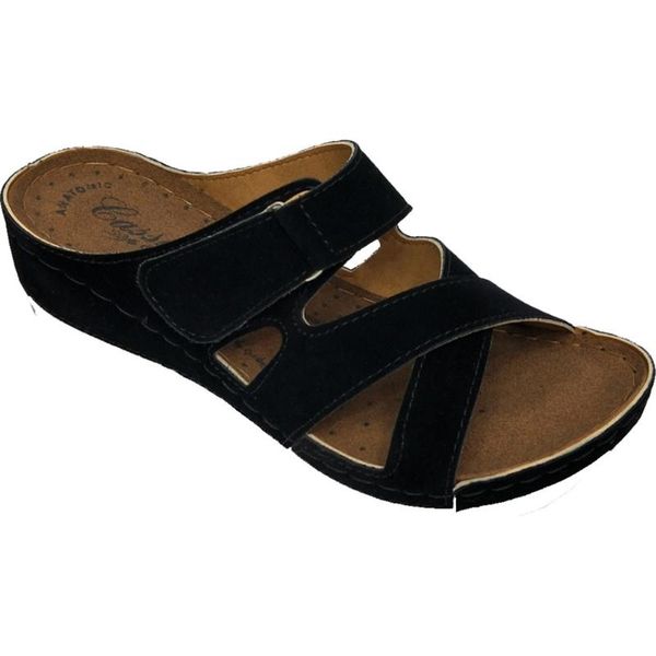 

cassy 579 lightweight anatomically female slippers cassy, Black