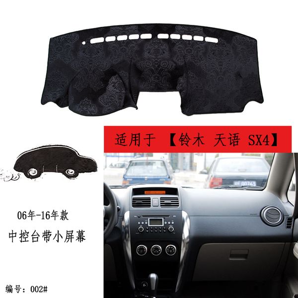 

tommia for sx4 06-16 dashboard pad cover dash mat anti-sun velvet instrument