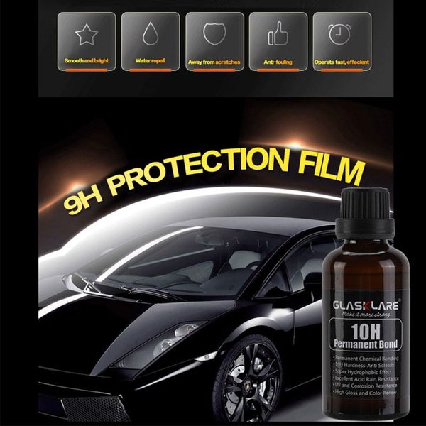 

10h car coating liquid glass waterproof nano ceramic car paint care anti-scratch super hydrophobic glass coating plating crystal