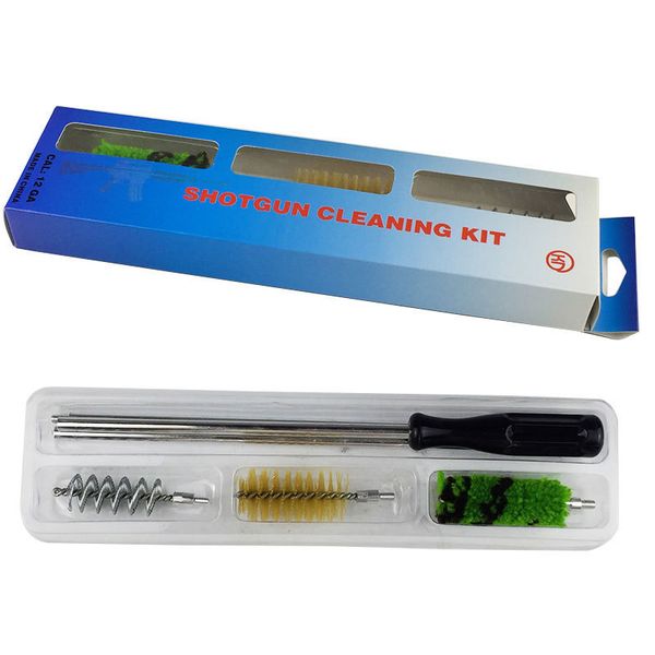 

12 gauge universal cleaning kit for hunting rifle cleaning brush maintenance tool gun accessories cleaner set
