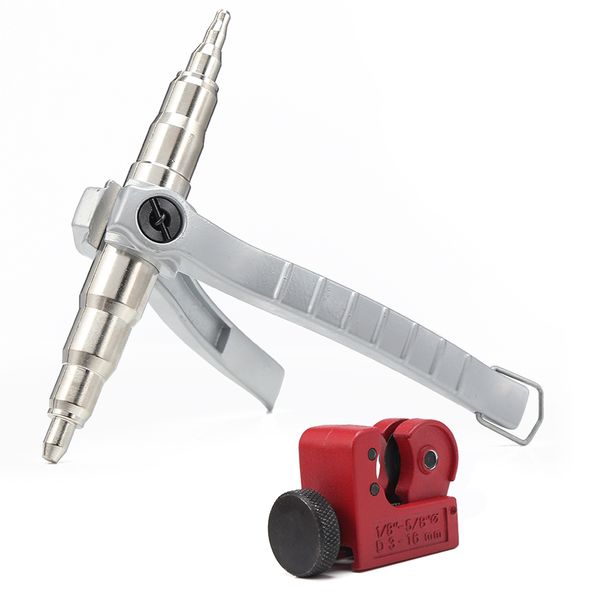 

st - 22 air conditioner soft copper pipe tube expander tool with tubing slice cutter