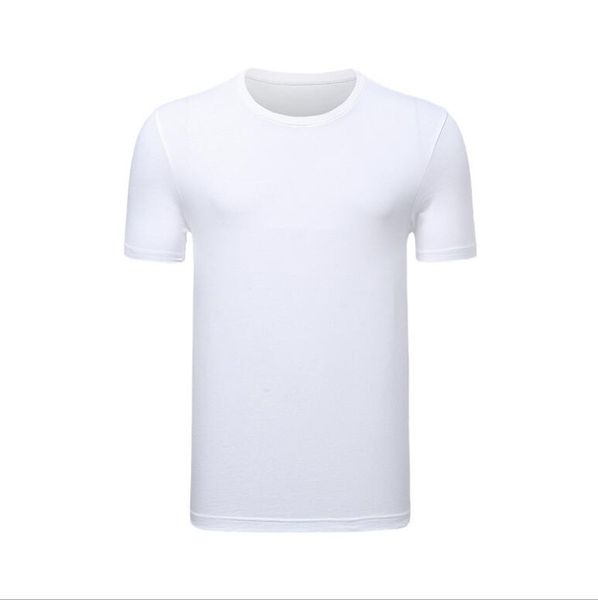 

2020 new la7389 summer womens cotton t shirt men tshirt o-neck solid t shirt casual men t shirt tees for male, White;black