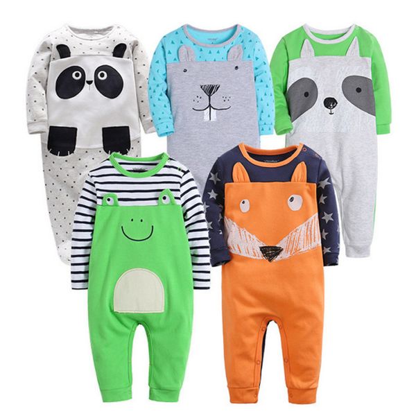 

baby rompers spring newborn baby clothes for girls boys long sleeve jumpsuit clothes boy kids outfits, Blue