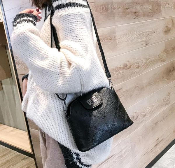 

fashion leather women bags handbags lady waterproof mini shell designer shoulder bag all-match messenger bags