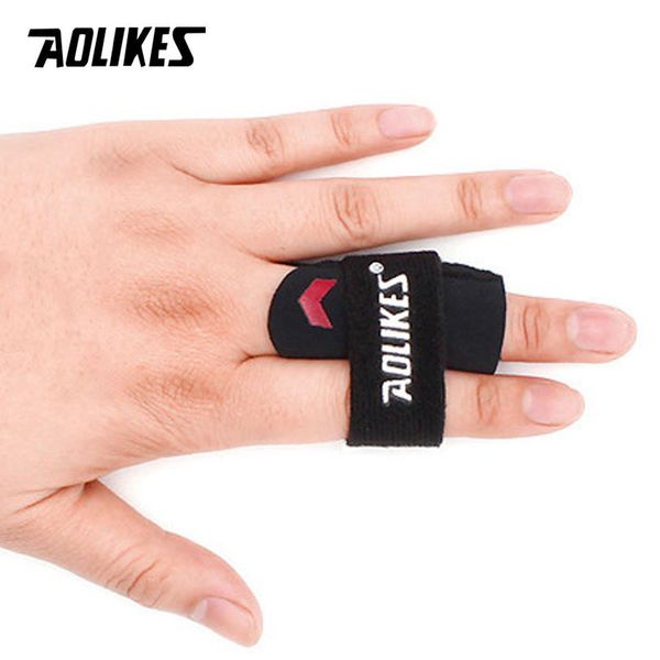 

aolikes finger sleeve brace sport finger protector guard sleeve support basketball sports aid arthritis thumb brace guard wrap, Black;red