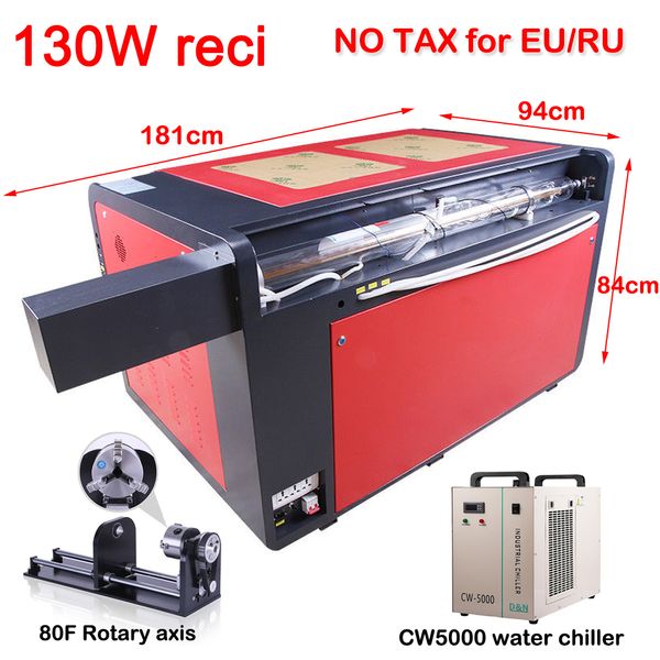 

cnc laser engraving sl1060 130w cw5000 water chiller autofocus machine co2 usb laser cutting machine with dsp ruida system