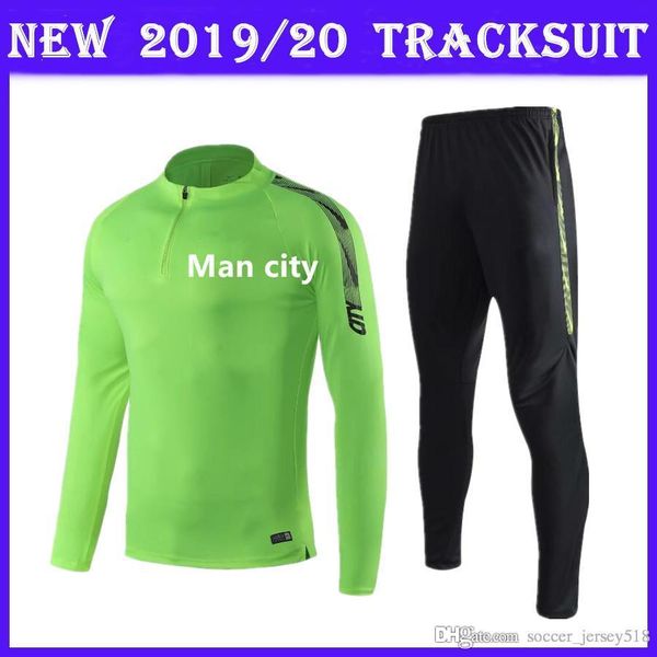 

2019 20 track uit kit man city training uit uniform 19 20 football port wear jer ey manche ter long leeve training uit