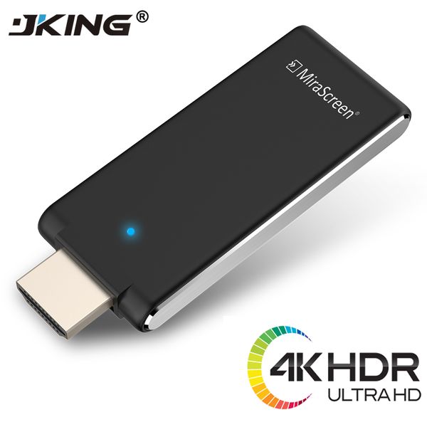 

Mirascreen Wi-Fi Display Dongle приемник Android TV Stick 4К 3840 * 2160 30P HD K6 2.4G Wi-Fi для Apple, Android окна ТВ ключ