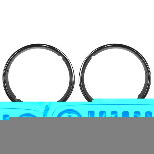 

headlight bezels headlight cover trim for 1997-2006 wrangler tj, black