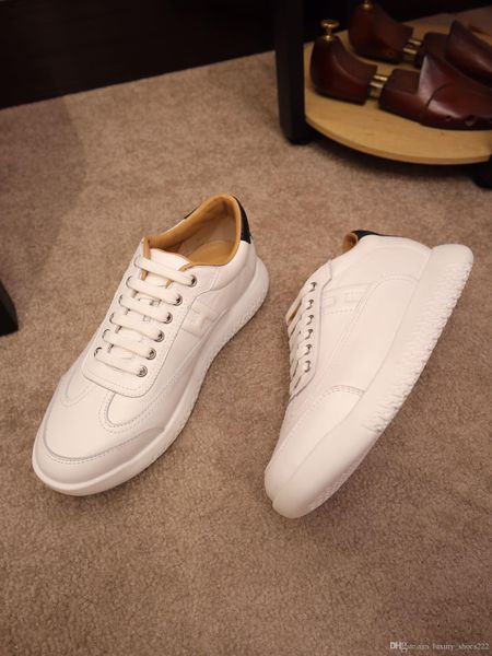 

r luxury leather casual sports shoes, fashionable ace high-sneakers, comfortable, versatile and breathable,cc