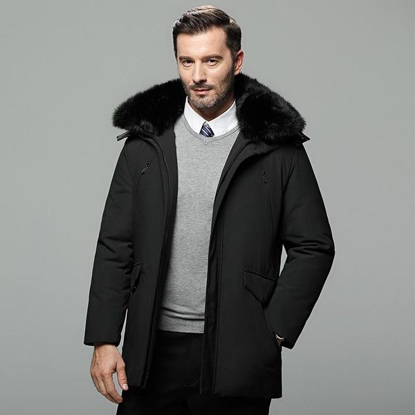 

2019 новые модели среднего возраста net explosion пуховик для мужчин sa-8, Black