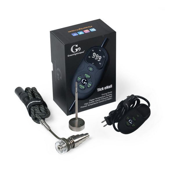 

100% оригинал G9 Greenlightvapes портативный клещ Enail Dab Jig E Nail Fit для бутана и пропана DHL бесплатно