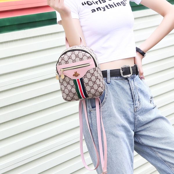 

kids handbags backpack girls mini princess purses cute pu cross-body women circular bags children party christmas gifts b297, Black