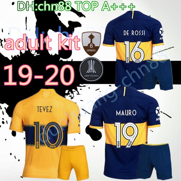 

2018 2019 2020 boca juniors soccer jerseys 19 20 de rossi 16 maradona tevez carlitos benedetto camisa futebol jersey carlitos football shirt, Black