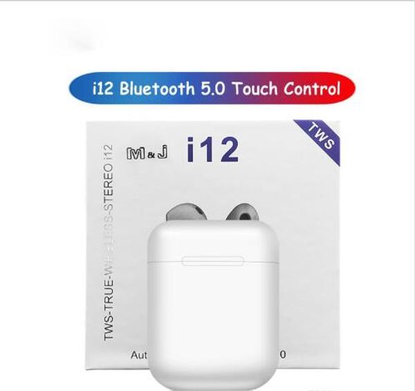 

I12 TWS Мини-близнецы Bluetooth наушники 5.0 Наушники Спортивного Sweatproof Истинного Беспров