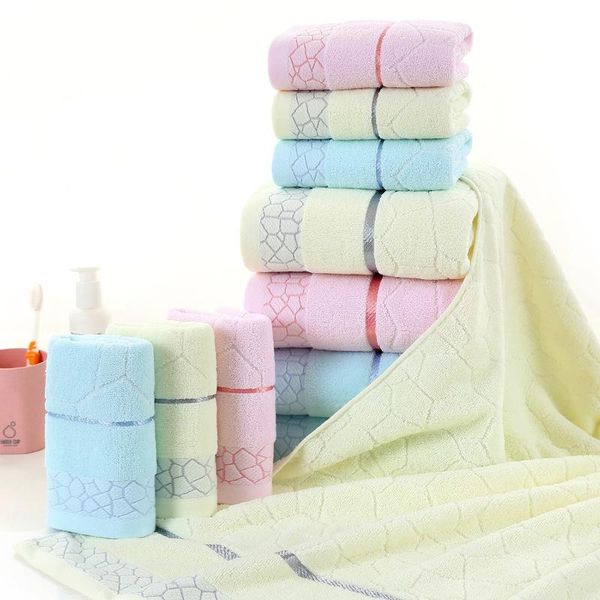Asciugamano per cubetti d'acqua Asciugamano da bagno per uomini e donne per adulti Telo da bagno ispessimento in cotone Aspirazione Bagno Suite Palestra