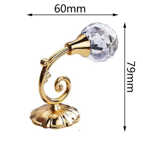 

curtain bedroom living room 2x large metal crystal glass curtain holdback wall tie back hanger holder novel drop shipping june20