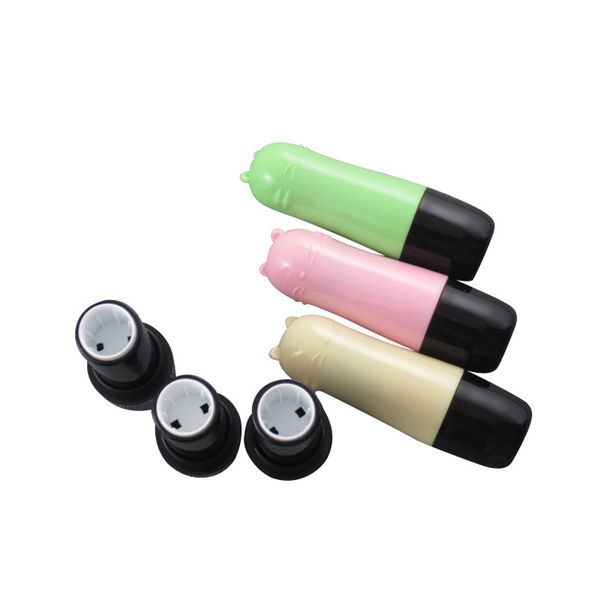 

4g cute cat lipstick refillable containers cosmetic diy empty chapstick tube lip balm bottles with cap
