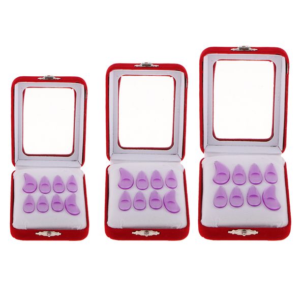 

24 pieces purple finger picks for guzheng gu zheng chinese zither large/medium/small