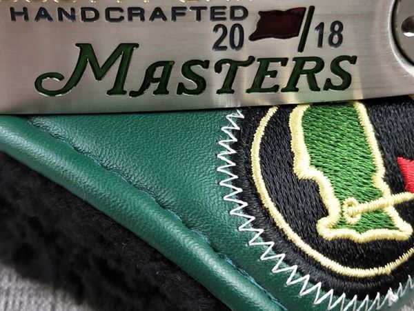 

2018 new model ma ter limited edition laguna putter removable weight black grip green putter headcover available real picture