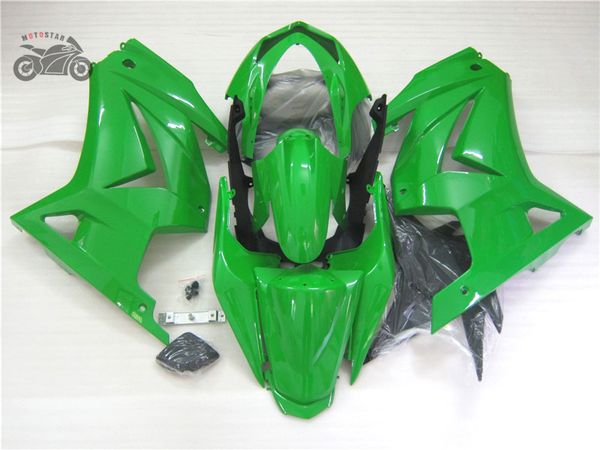 

injection fairings set for kawasaki ninja 250r zx250r zxr 250 2008 2009 2010 2011 2012 ex250 08-12 glossy green black body fairing sf83