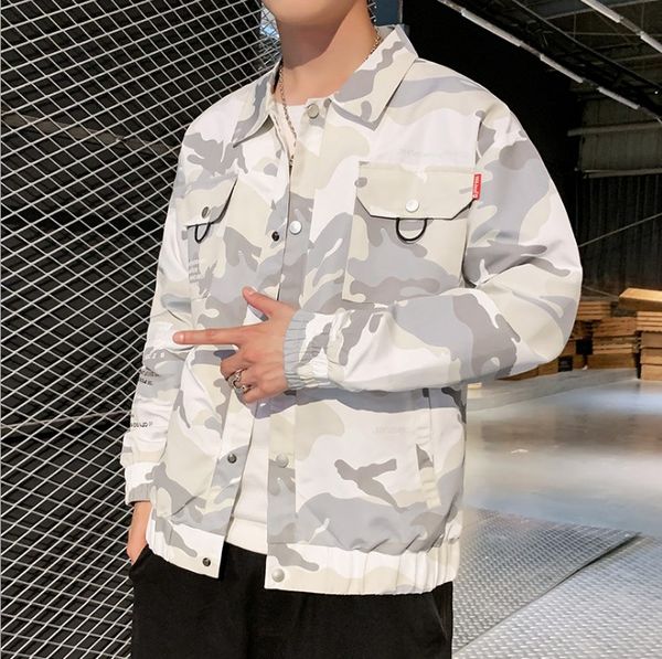 

new style casual camouflage amy green bomber jacket men hip hop male jacket coat young fashion autumn winter coat, Black;brown