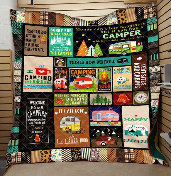

camping printed by 3d digital printing and cotton summer cool quilt air conditioner washed by water factory