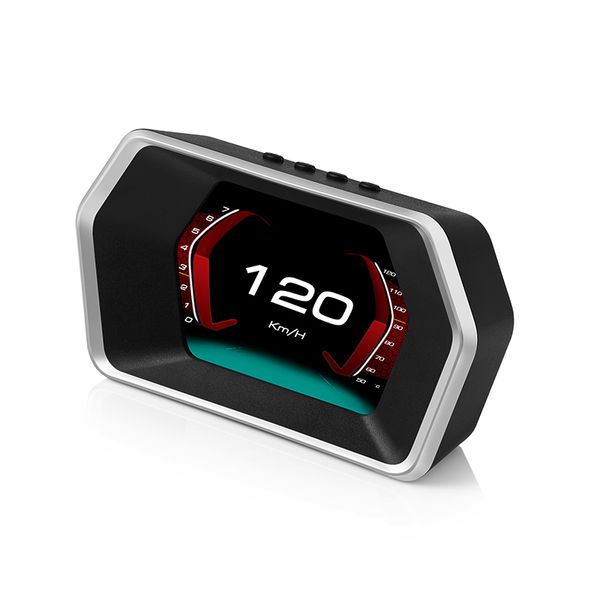 

head up display obd car electronics hud display p17 obd2+gps dual mode gps speedometer clear faulty code pk c1 rpm temp