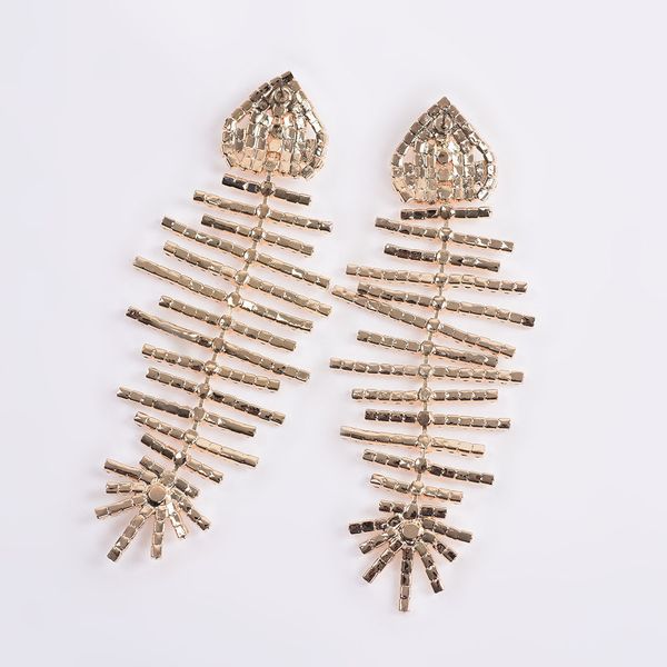 

fashion- new bohemian luxury crystal drop earrings for wedding brand design bird fish crab party earrings for women, Silver