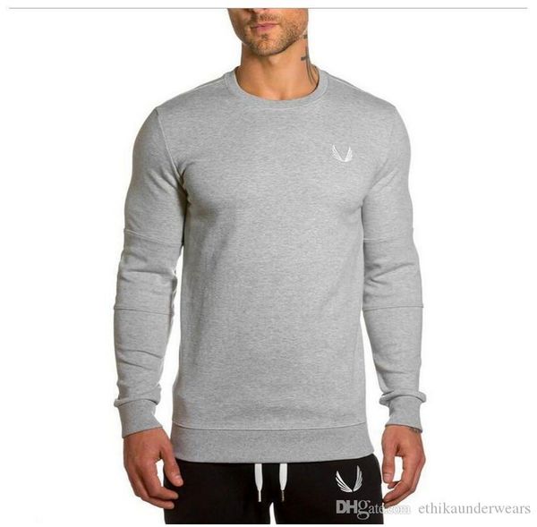 

mens конструктора тавра tshirts повседневный спорт gym фитнес длинным рукавом топы тис, White;black