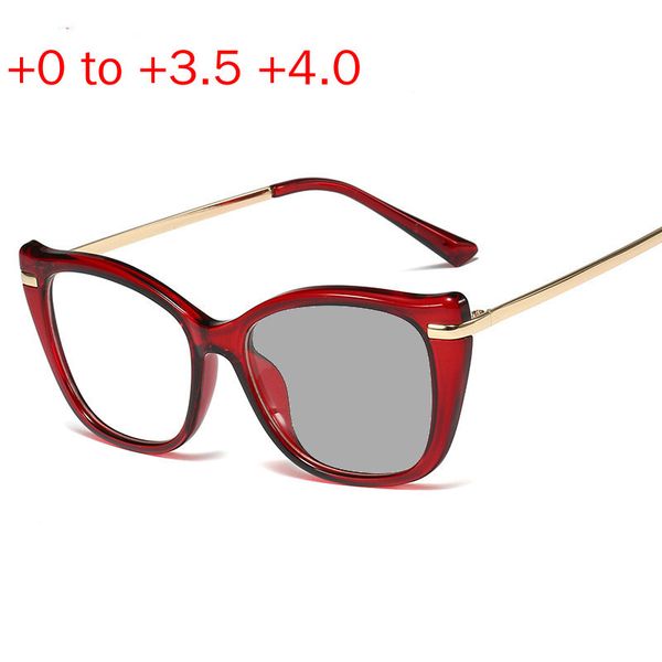 

1.0~+3.5 multifocal reading glasses women progressive bifocal uv protect presbyopic eyeglasses pchromic sunglasses 2020 nx, White;black