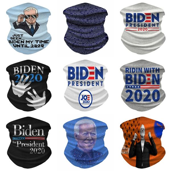 

outdoor cycling biden mask bandana magic biden mask camouflage sunscreen hair band sport customized face neck men biden mask #709, Black