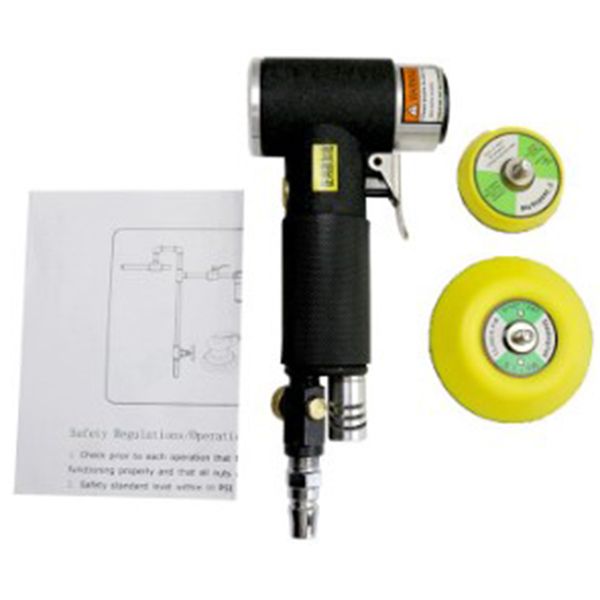 

air angle sander, mini air angle sander 90 degree pneumatic polishing grinding machine + 2inch 3inch sanding pad