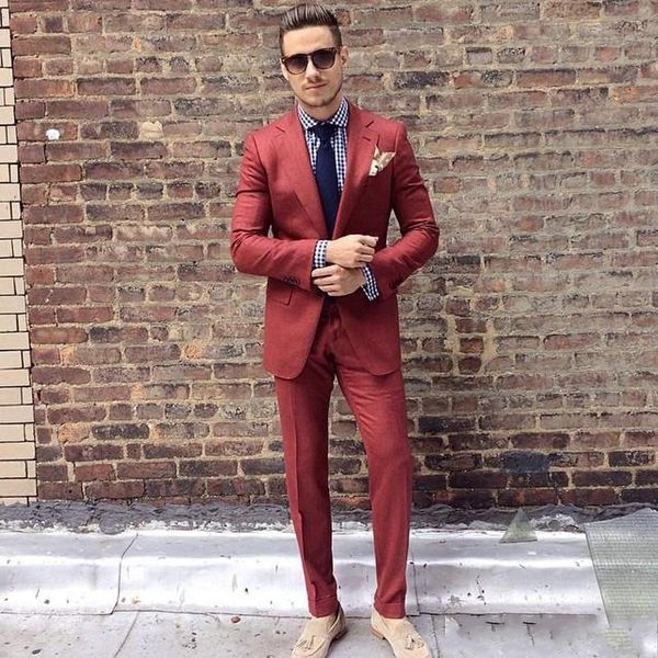 

classy burgundy wedding mens suits slim fit bridegroom tuxedos for men two pieces groomsmen suit formal business jackets, Black;gray